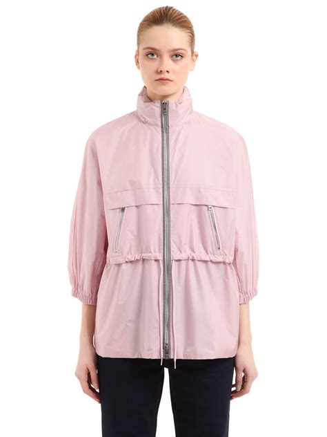 prada pink suede jacket|Prada waterproof jacket.